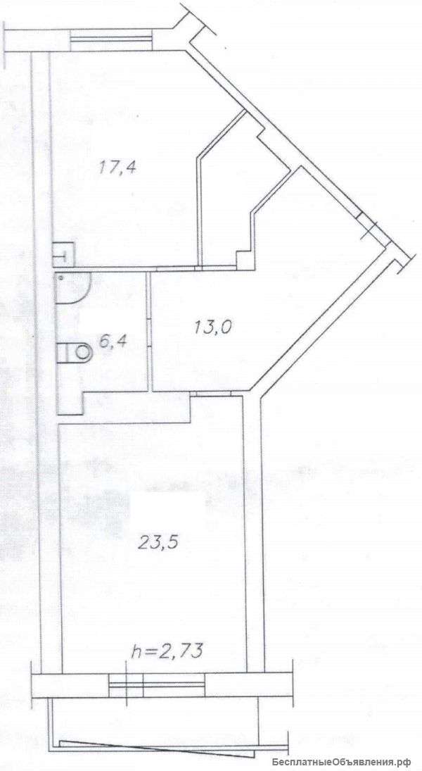 1-комн. Молокова 1