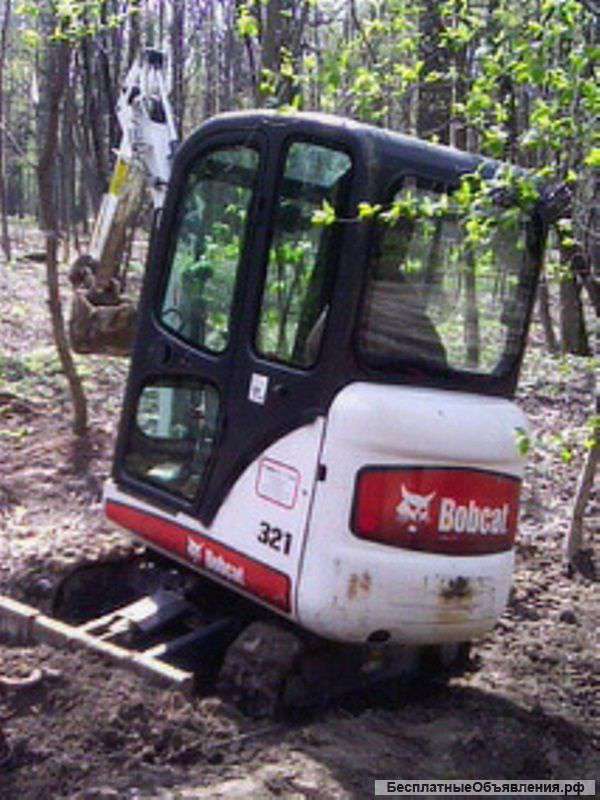 МИНИ экскаватор BOBCAT 321k