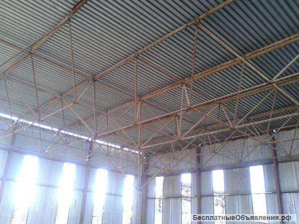 Ангар,крановые здания,металлокаркас