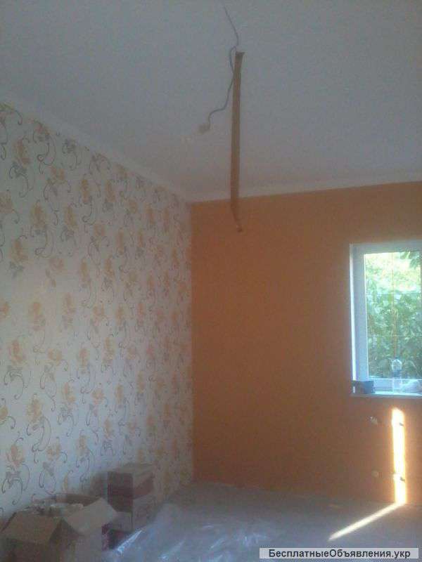 Ремонт квартир и офисов - поклейка обоев, ламинат- 25 грн, электрика