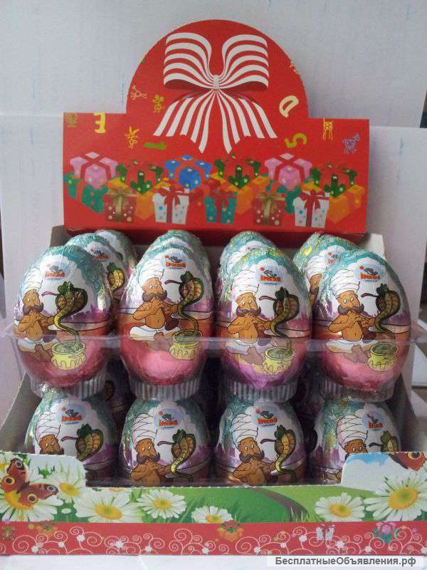 Шоколадные яйца с сюрпризом