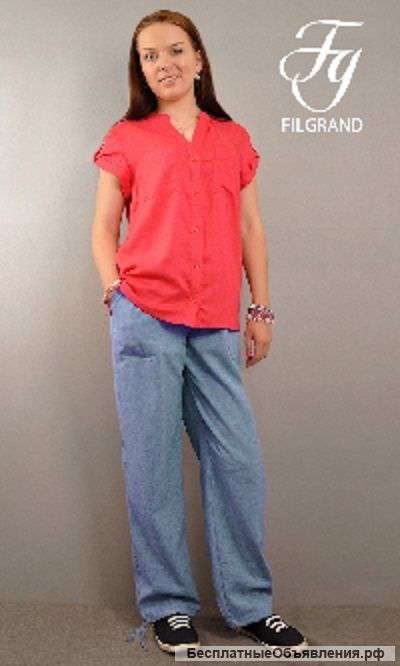 Брюки Мегги лён-слеп