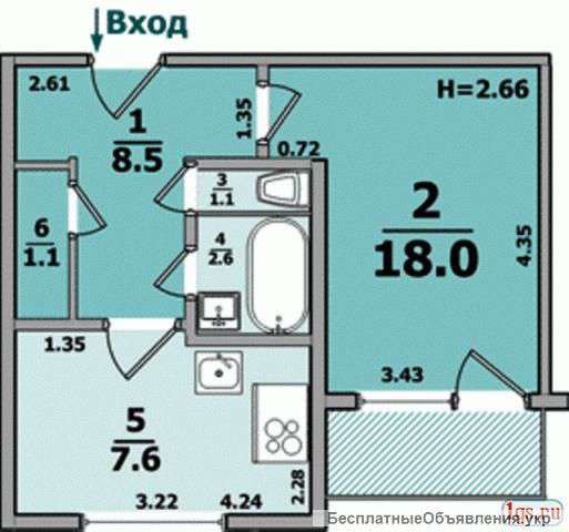 Меняю 1 ком в пригороде Харькова.на жилье море,на авто.