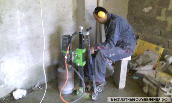 Алмазное сверление отверстий