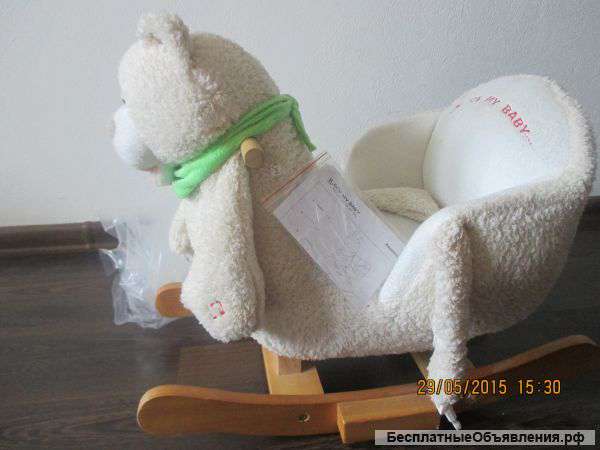 Rock my baby качалка мишка