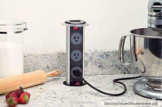 Встраиваемые в столешницу розетки