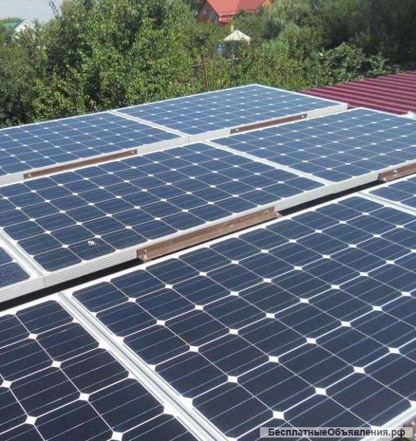 Сетевая солнечная электростанция 1200 кВт*ч