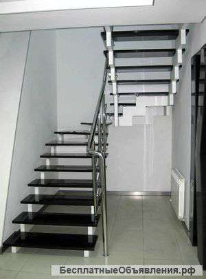 Лестницы из металлокаркаса