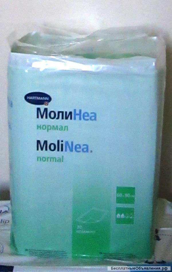 Пелёнки для взрослых MoliNea normal, размер 60x90 см