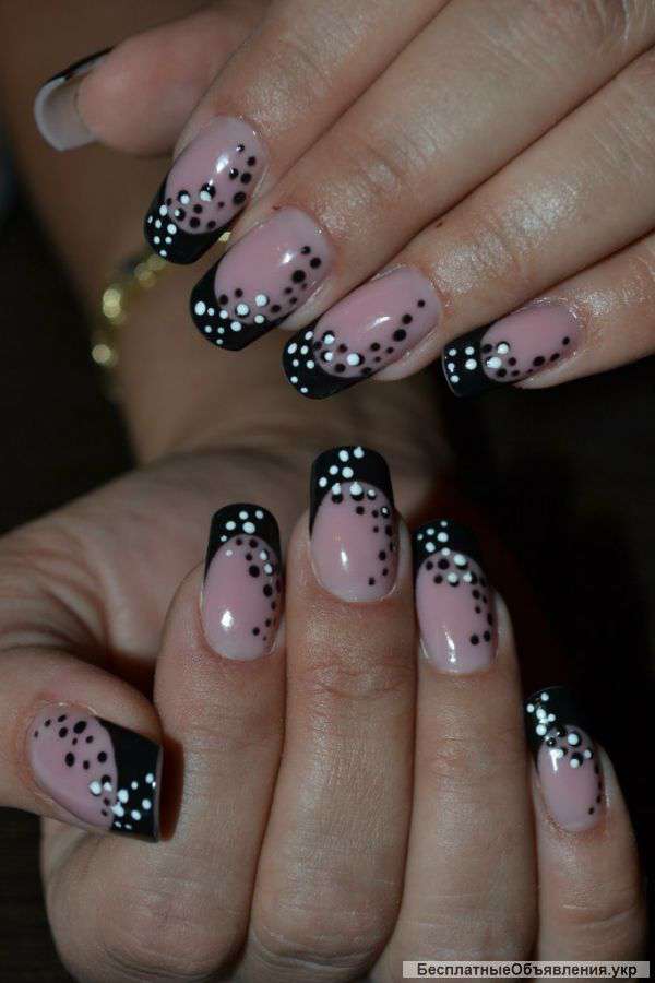 Наращивание ногтей. Акрил.