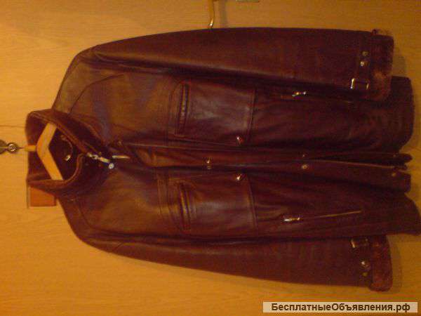 Куртка зимняя кожанная меховая р-р 50-52 (Новая) пр-во Турция