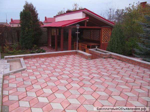 Укладка тротуарной плитки укладка брусчатки