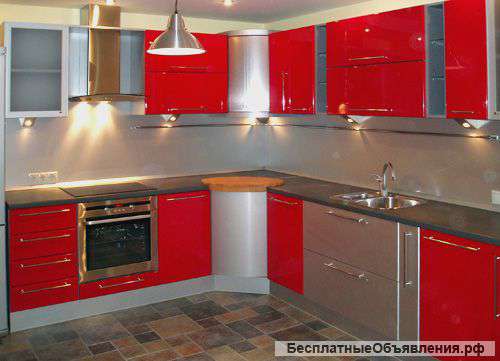 Кухонные гарнитуры с ПВХ фасадами
