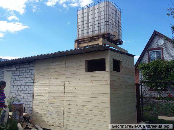 Веранды, бани, душ, беседки. Отделка нар/внутр