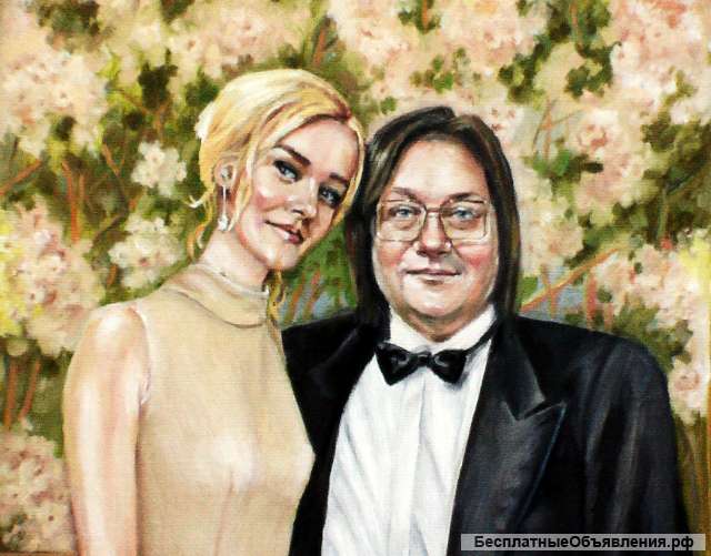 Портрет на заказ по фотографии в Омске. Картина на заказ в Омске.