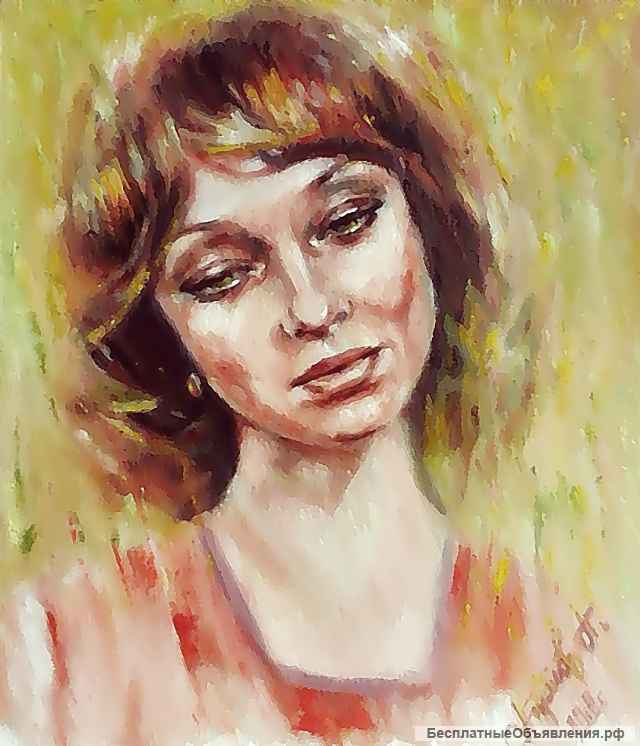 Портрет на заказ по фотографии в Омске. Картина на заказ в Омске.