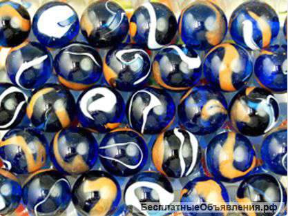 Стеклянный грунт для аквариума - Марблс 25мм Стихия