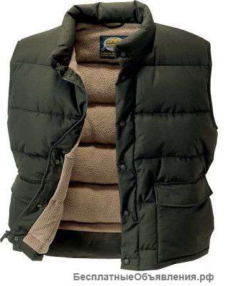 Пуховый жилет Cabelas Fleece-Lined Down 2 цвета