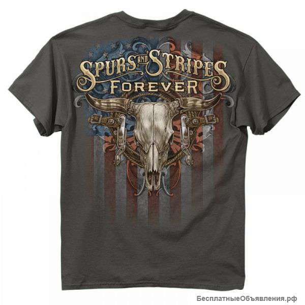 Футболка Buckwear Spurs and Stripes Forever