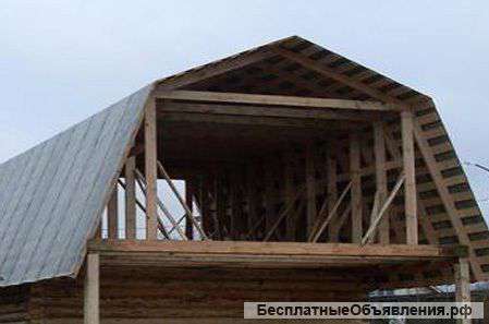 Бригада плотников. Кровля. Дома. Качество. Гарантия