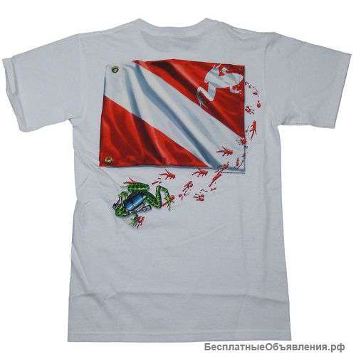 Футболка Amphibious Outfitters Frog Flag