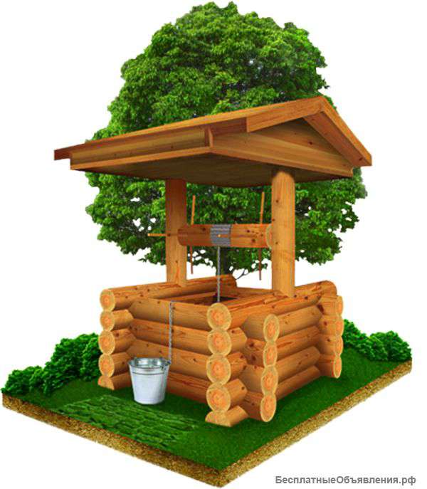 Колодцы .септики .траншеи. кольца колодцев