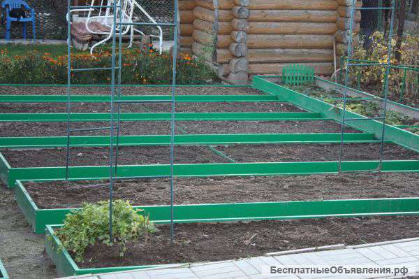 Декоративные ограждения грядок и клумб