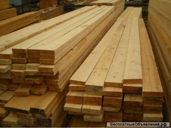 Доска обрезная 40*150*6000, 40*100*6000