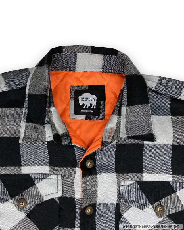 Мужская куртка-рубашка из фланели Buffalo
