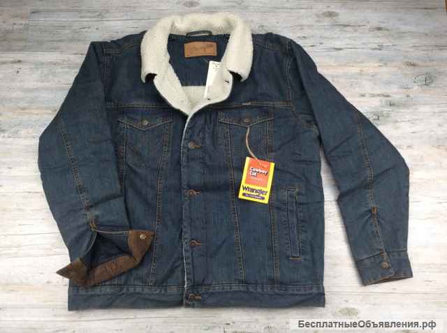 Куртка джинсовая Wrangler Mens Sherpa Cowboy Cut