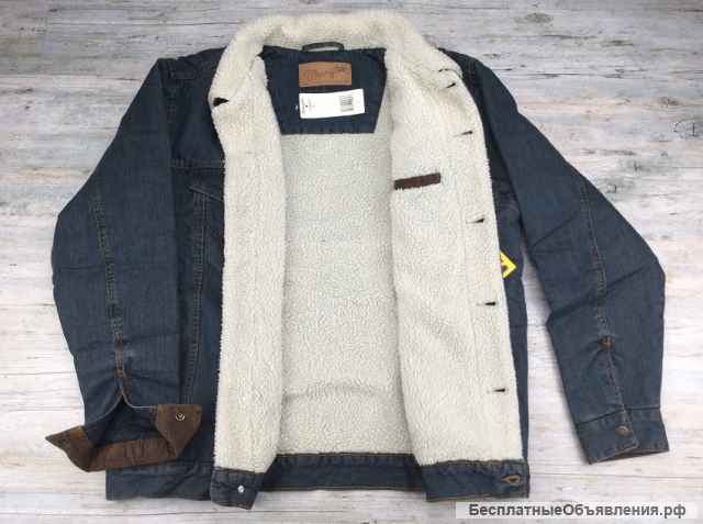 Куртка джинсовая Wrangler Mens Sherpa Cowboy Cut