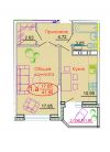АКЦИЯ ГМР, ЖК Каскад Лит.1, 1к.кв. 42кв.м - 1592т.р.