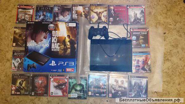 Sony play station 3 + 18 ЛИЦЕНЗИОННЫХ игр