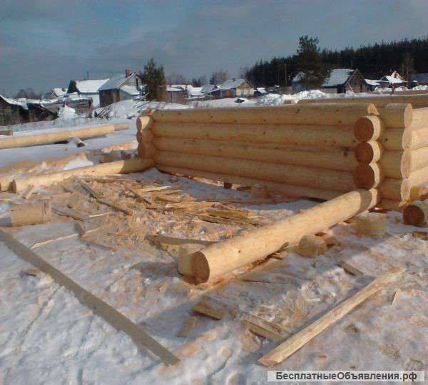 Срубы ручной аботы