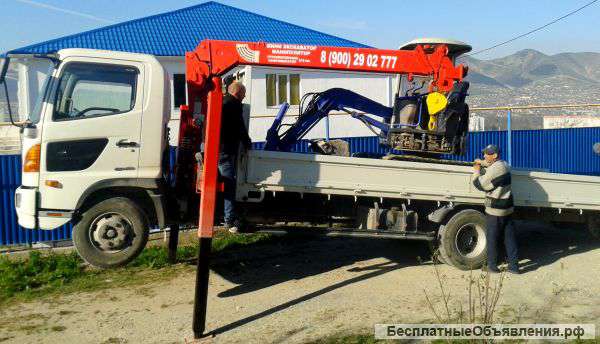 Грузоперевозки с помощью крана-манипулятора