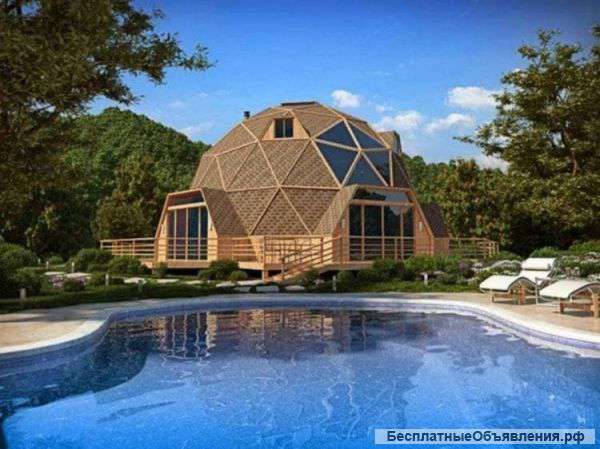 Производим и поставляем оптом пиломатериалы в ассортименте и домо-комплекты Купольных домов