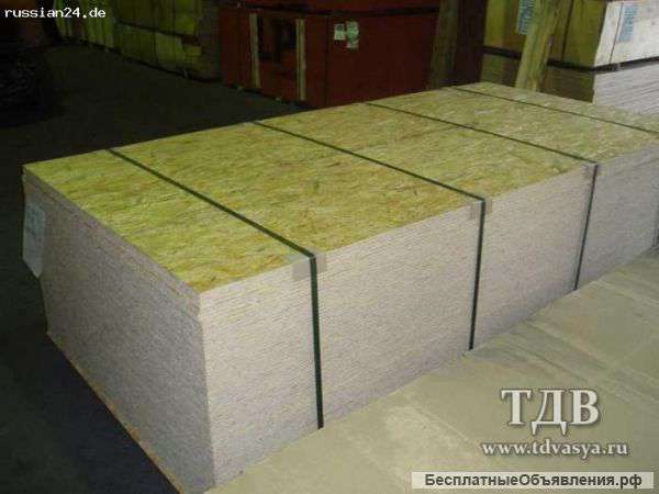 Гипсостружечная плита (ГСП)8,10,12мм