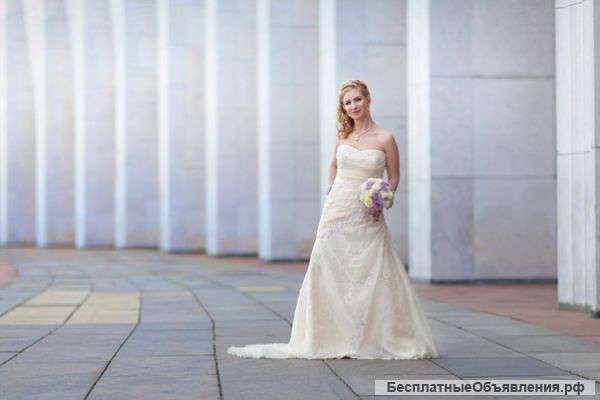 Красивое свадебное платье
