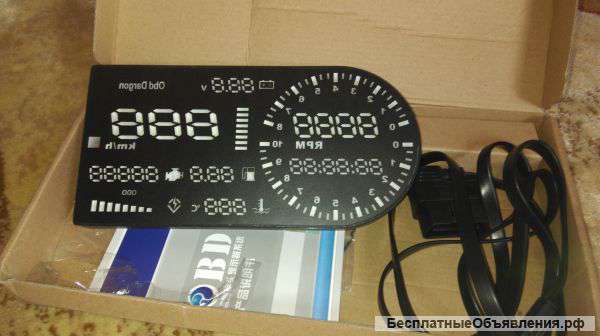 Проектор на лобовое стекло OBD dargon C1