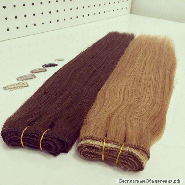 Волосы на трессе с оптовой скидкой