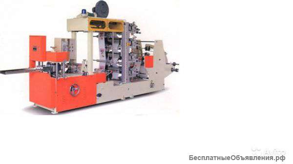 Станок для производства столовых салфеток