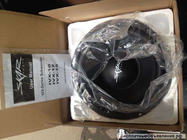 Новые сабвуферы skar ivx 12" и 15"