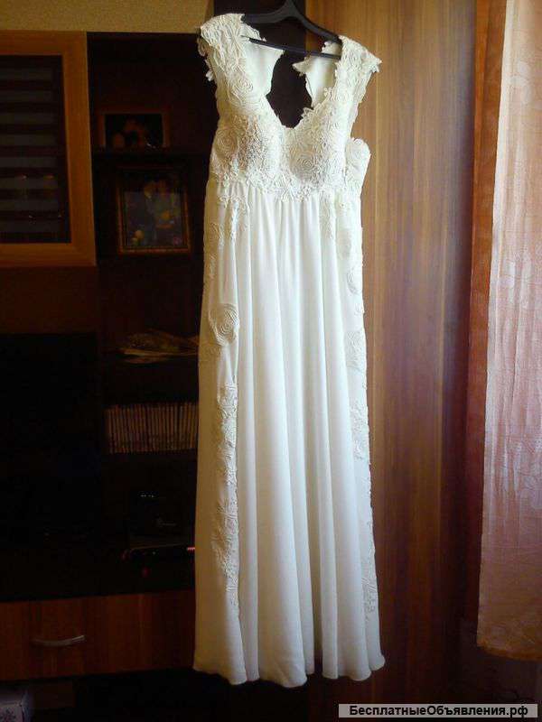 Свадебное платье ручной работы, в единственном экземпляре