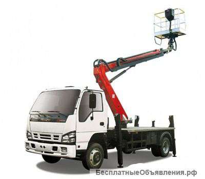 Аренда автовышки 17 м, балкон