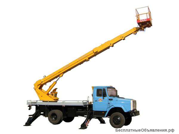 Аренда автовышки 32 м, телескоп