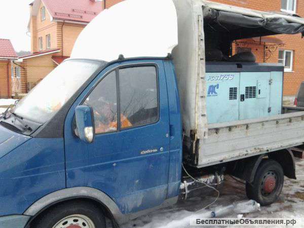 Компрессор АЭРМАН 175 на базе соболь борт-тент