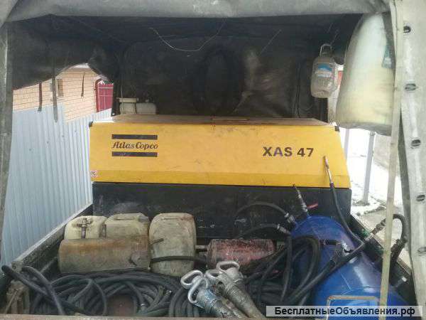 Компрессор АТЛАС КОПКА ХАЗ-47 на базе Газель борт Фермер
