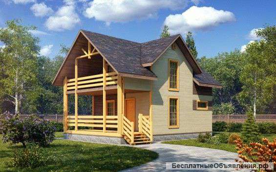 Феникс 1 БК коттедж дом из клееногобруса