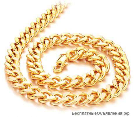 Элитная мужская цепь BVLGARI