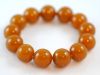 Браслеты янтарные натуральные прессованные. Цвет: карамель